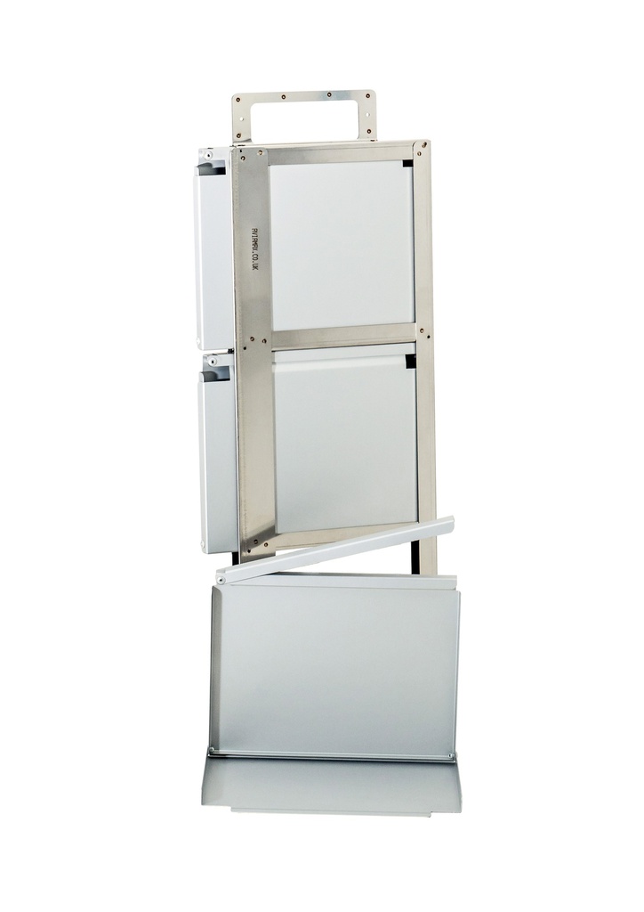 Stainless Steel Frame with Aluminium Cassettes