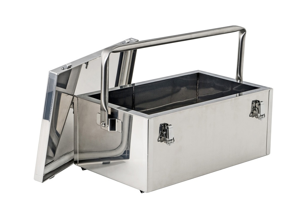Stainless Steel Transport Box - 400 x 250 x 165mm