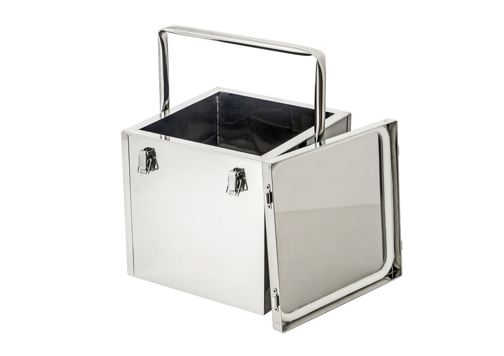Stainless Steel Transport Box - 330 x 330 x 215mm