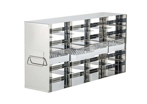 [SASH5.4-235] Stainless steel side access rack to hold 2” cryo boxes