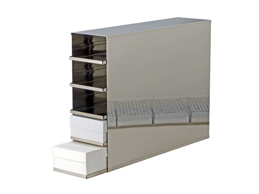[UT112935] Stainless Steel Rack for Hinged PP Boxes up to 55mm High