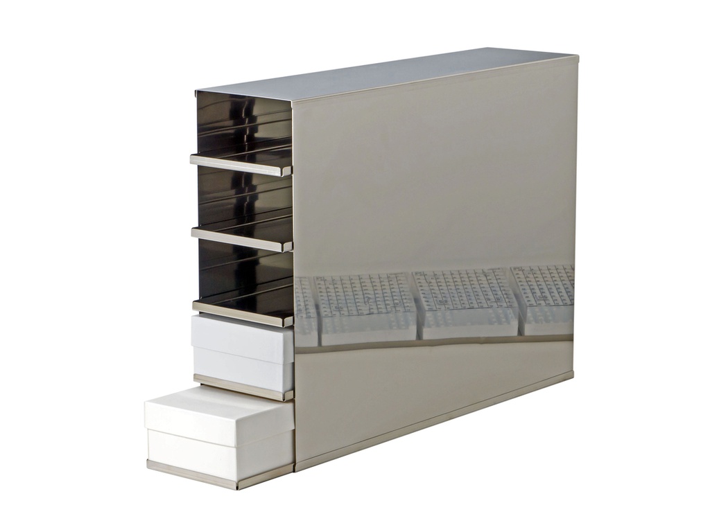 Stainless Steel Rack for Hinged PP Boxes up to 55mm High