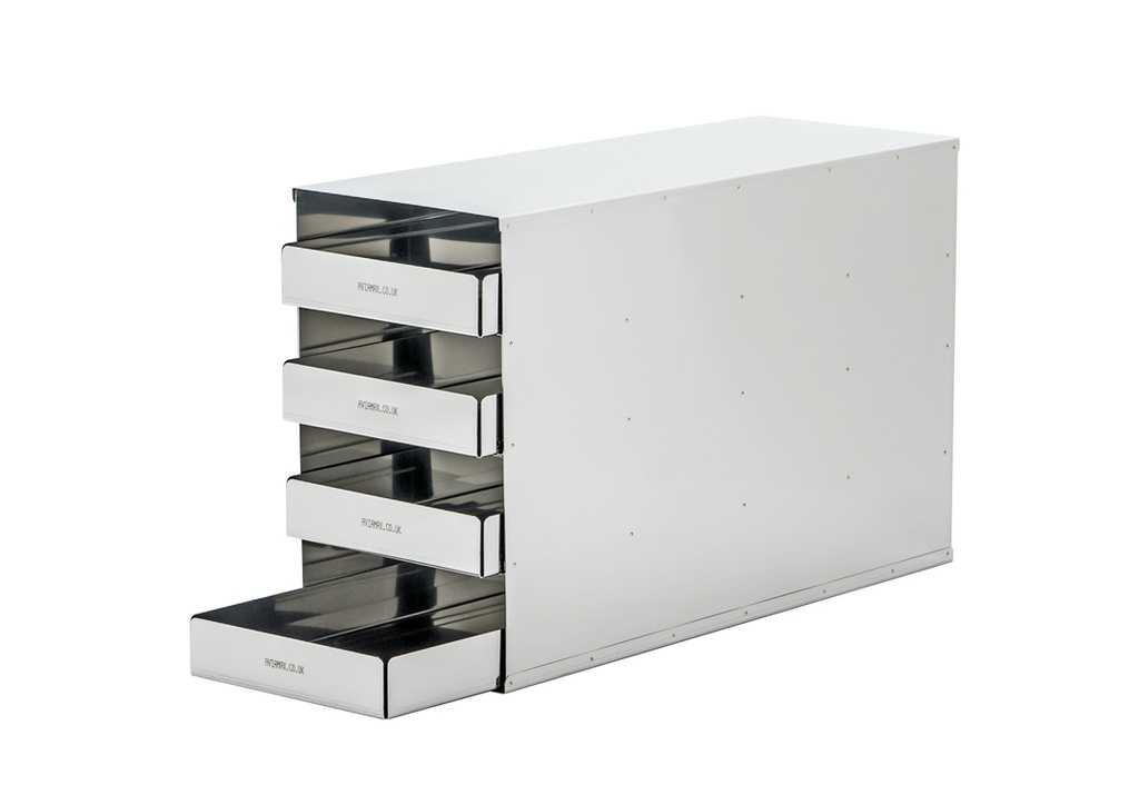 Stainless Steel Rack for Hinged PP Boxes up to 55mm High